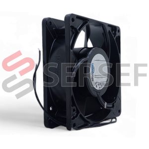 VENTILADOR AXIAL 5958W 18W 230VAC 2750 RPM 106CFM 120x120x38 MM. MARCA EBMPAPST