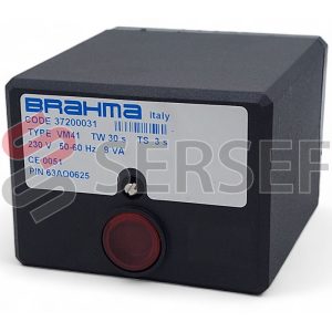 CONTROLADOR VM41 TW 30S TS 3S 230V 50-60 HZ 9VA MARCA BRAHAMA COD 37200031 PIN 63AQ0625