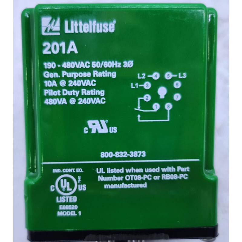 RELEVADOR MOTOR SAVER 201A 8008323873 MARCA LITTELFUSE SERSEF