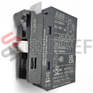 BLOCK DE CONTACTOS AUXILIAR CA4-10 1NO 1SBN010110R1010 MARCA ABB